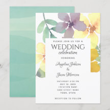 Boda moderna bohemio de flores silvestres