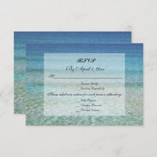 Invitación Boda moderna de desvanecimiento tropical playa mar