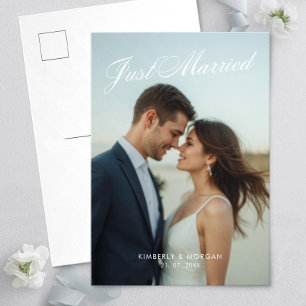 Invitación Boda moderna de foto casada