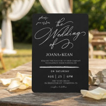Boda moderna elegante con monograma