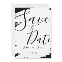 Boda moderna en blanco y negro