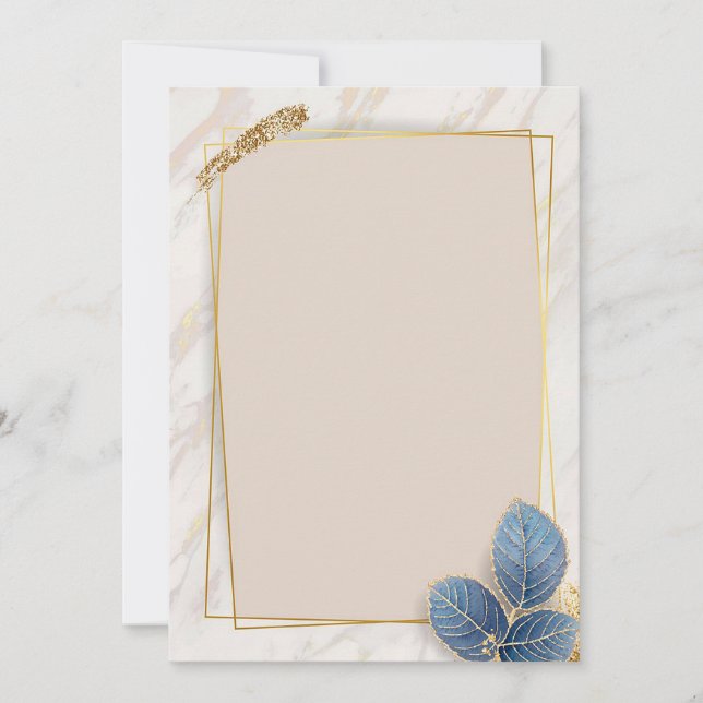 Invitación Boda Moderna/Guardar la Fecha (Anverso)