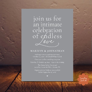 Invitación Boda Moderna y Elegante, Amor Infinito, Recepción
