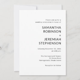 Invitación Boda moderno