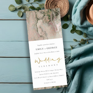 INVITACIÓN BODA MODERNO DE AGUA DE RELIEVE METALIZADO DORADO