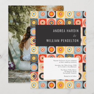 Invitación Boda moderno de mediados de siglo Minimalista simp