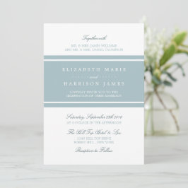 Invitación Boda moderno de pack Egg Blue