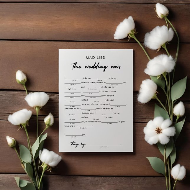 Invitación Boda moderno promete un juego de libros de novias (Subido por el creador)