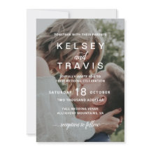 Boda moderno simple fotográfico elegante