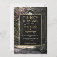 Boda Monograma de Jardín Floral Gótico hasta la Mu