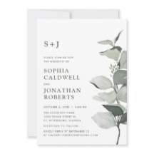 Boda Monograma de RSVP Eucalyptus
