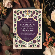 Boda Monograma de Sword & Shield Fantasy Medieval