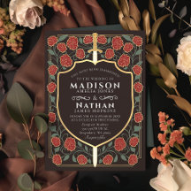 Boda Monograma de Sword & Shield Fantasy Medieval