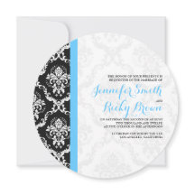 Boda Monogramado Elegante Blanco y Negro