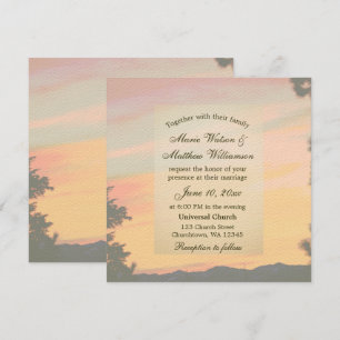 Invitación Boda Mountain Sunset