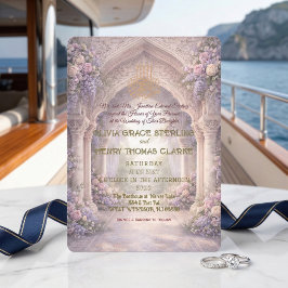 Invitación Boda Musulmana Encantada Romántica