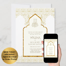 Invitación Boda Musulmana WALIMA Nikah