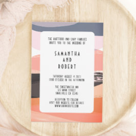 Invitación Boda Naranja negrita y dudoso