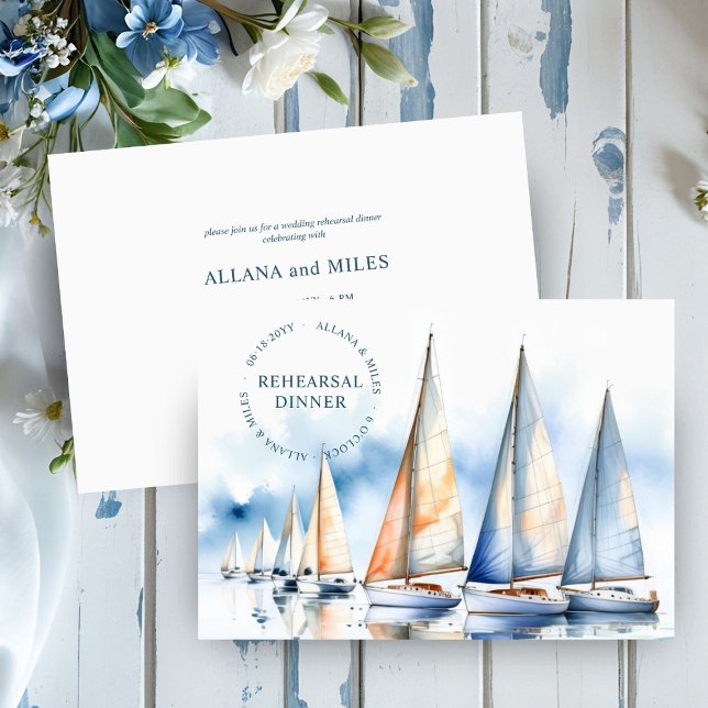 Invitación Boda náutico  costero (Subido por el creador)