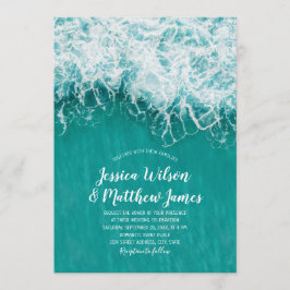 Invitación Boda náutico de destino de marea ancha