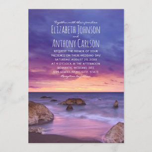 Invitación Boda Náutico de destino marítimo de playa