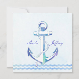 Invitación Boda Náutico Fancy