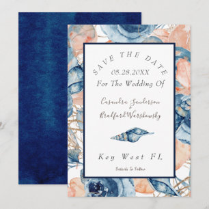 Invitación Boda náutico Rosas de casetas de mar