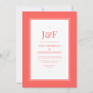 Invitación Boda Neon Flare