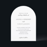 Invitación Boda Neutral Moderna Elegante<br><div class="desc">Este diseño es parte de un conjunto de invitaciones de boda atemporales que presentan una tipografía delicada y un diseño minimalista y limpio. Su estética neutral y moderna le da un aspecto refinado y sofisticado,  lo que le permite combinar perfectamente con paletas de colores de boda suaves y atrevidas.</div>