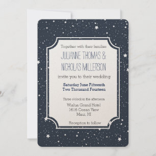 Invitación Boda Night Under the Stars