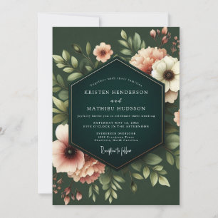 Invitación Boda Nocturna Hunter Blush