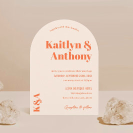 Invitación Boda Nostalgic Charm Retro