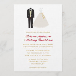Invitación Boda Novia y Groom