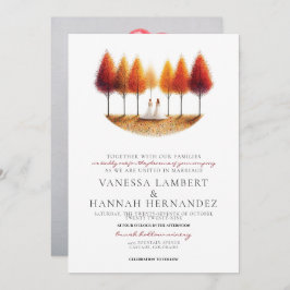 Invitación Boda Novias Caídas