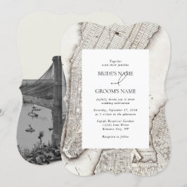 Invitación Boda NYC de destino de Nueva York