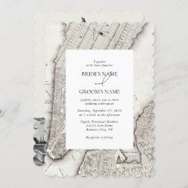 Invitación Boda NYC de destino de Nueva York