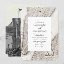 Invitación Boda NYC de destino de Nueva York