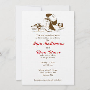 Invitación Boda occidental