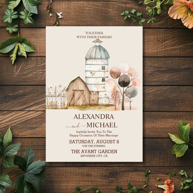 Invitación Boda occidental formal (Subido por el creador)