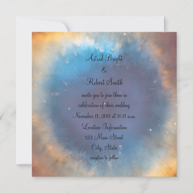 Invitación Boda Ojo de Dios (Anverso)