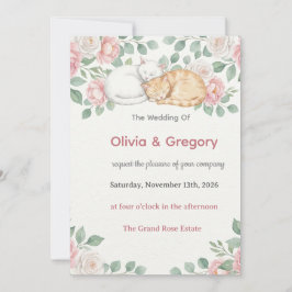 Invitación Boda Olivia & Gregory