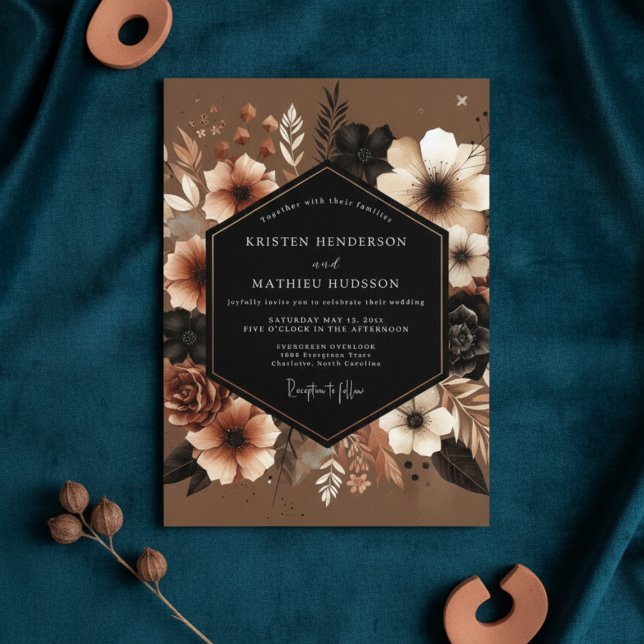 Invitación Boda Opulenta Sienna Bloom (Subido por el creador)