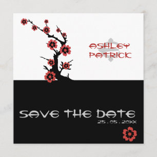 Invitación Boda Oriental Yin-Yang Sakura