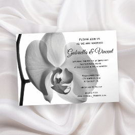 Invitación Boda Orquídea Blanca