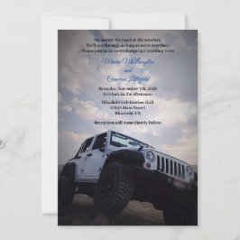 Invitación BODA ORV GP Off Road 4X4, Fiesta de ducha