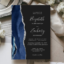 Boda oscuro de plata azul de la Marina moderna