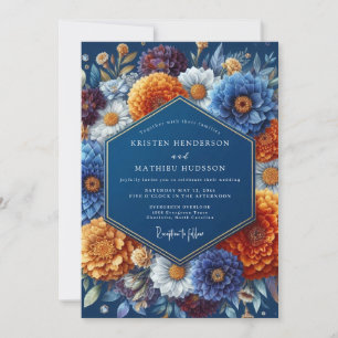 Invitación Boda Otoñal Ámbar Marina
