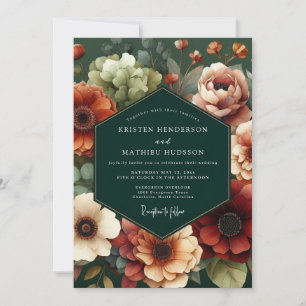 Invitación Boda Otoñal Flora Cazadora