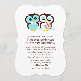 Invitación Boda Owls
