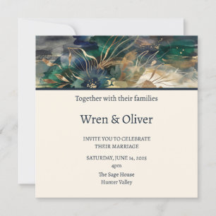 Invitación Boda Paisaje Esmeralda